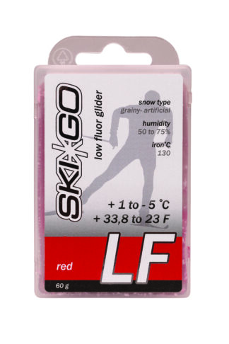 парафин skigo lf red низкофтористый +1/-5 60 гр