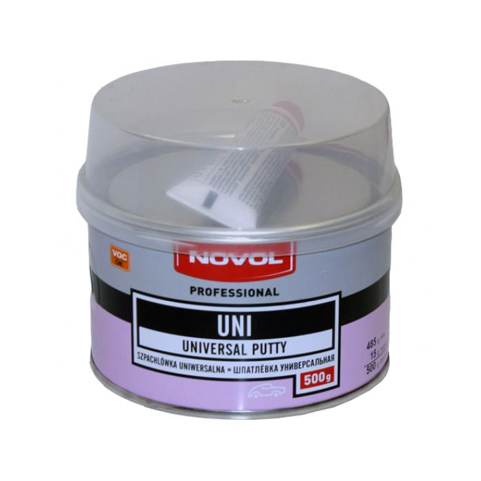 Novol UNI UNIVERSAL PUTTY Шпатлевка универсальная, объем, 500гр.