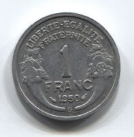 1 франк 1950 года B Франция XF