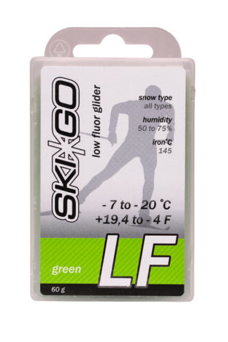 парафин skigo lf green низкофтористый -7/-20 60 гр