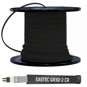 Греющий кабель Eastec GR 30-2 CR, 30Вт/м с УФ защитой Для Крыш и водостоков