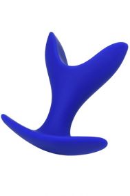 Анальная пробка-расширитель Toyfa ToDo Bloom M синяя, 6*6,5 см