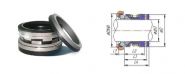 Торцевое уплотнение 2100-25 mm Sic/Sic/Viton L3+