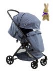 Коляска детская прогулочная Farfello Airy серо-голубой / GRAY-BLUE