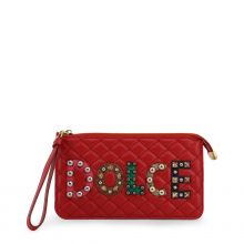 Сумка клатч женская Dolce&Gabbana BI0931AI4898 0303 RED из натуральной кожи (Италия)