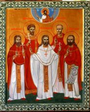 Икона Николай Георгиевский священномученик (рукописная)