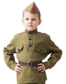Костюм военный детский для мальчика Солдат, 8-10 лет