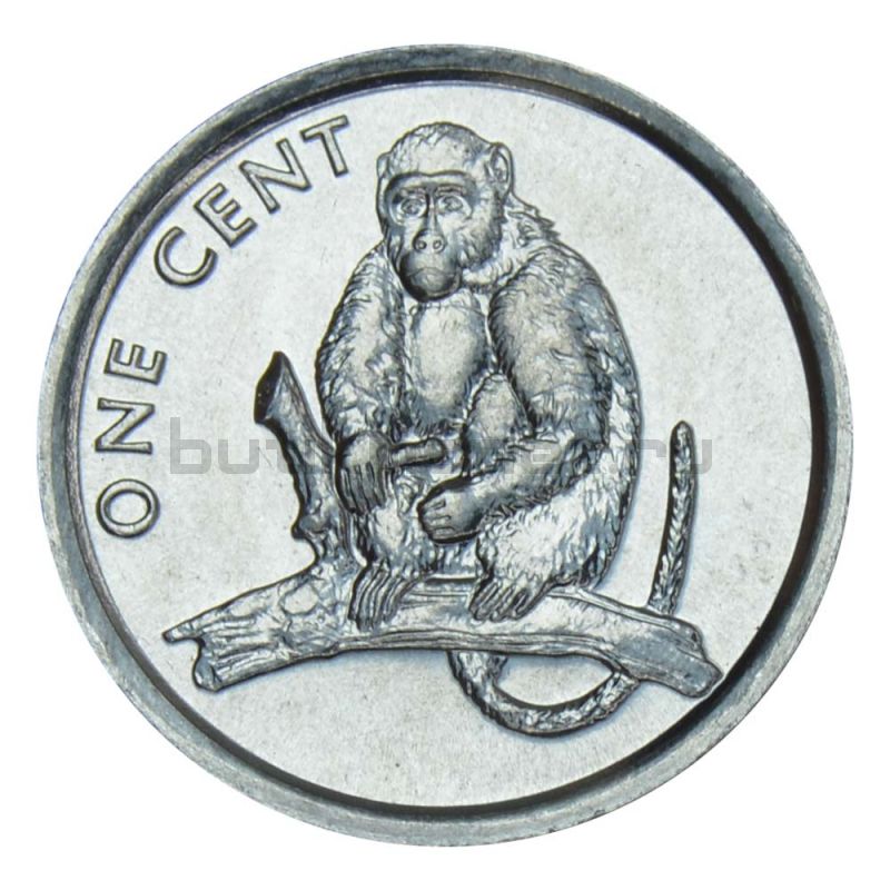 1 цент 2003 Острова Кука Обезьяна