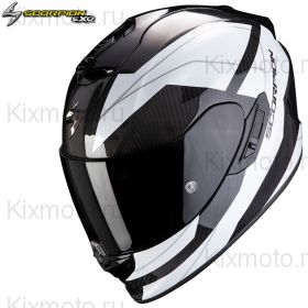 Шлем Scorpion EXO-1400 Carbon Air Legione, Бело-черный