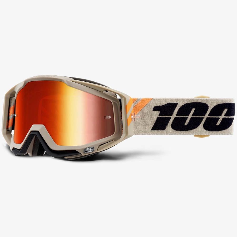 100% Racecraft Poliet Mirror Red Lens, очки для мотокросса