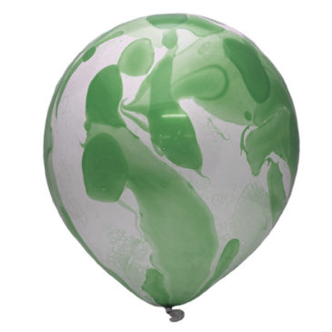 Оникс зеленый шар латексный с гелием
