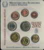 Официальный набор евро-монет Италия 2002 (8 монет)