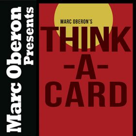 Think-A-Card by Marc Oberon (Трюковая колода + Обучение)