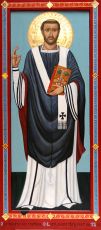 Икона Августин Иппонийский блаженный (рукописная)