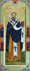 Икона Александр Команский священномученик (рукописная)