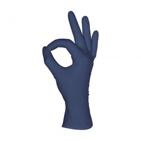 Перчатки нитриловые MediOK, черничные, размер XS,S,M,L- 50 пар