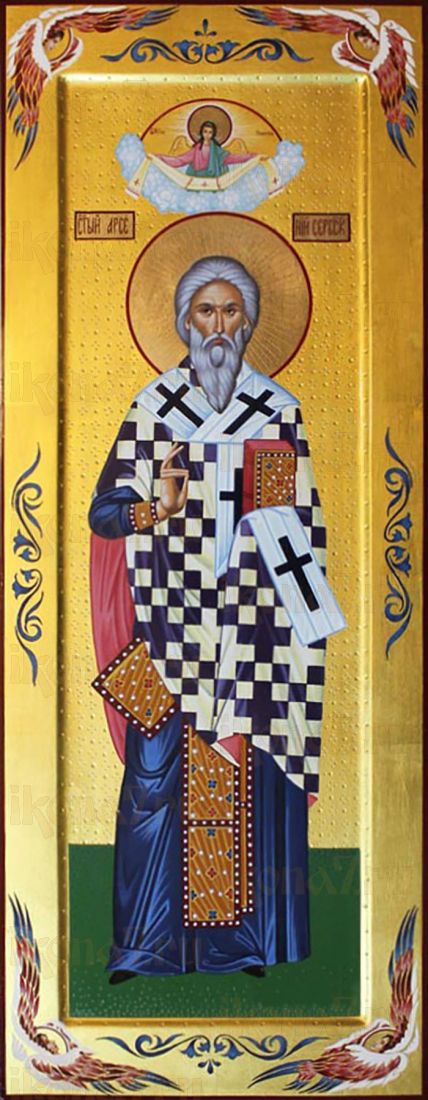 Икона Арсений Сербский святитель (рукописная)