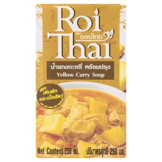 Желтый Карри готовый тайский суп Roi Thai Yellow Curry Soup 250 мл