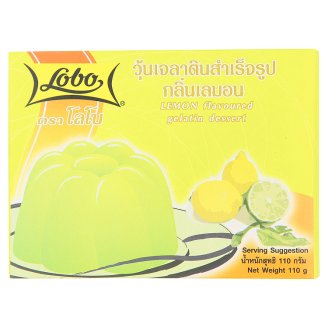 Желе из лимона Lobo Lemon Flavoured Gelatin Dessert 110 гр