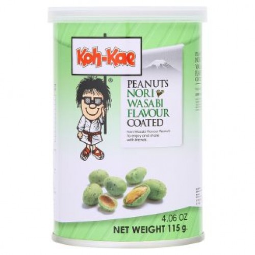 Жареный арахис Нори и Васаби Koh-Kae Nori Wasabi Flavour 115 гр