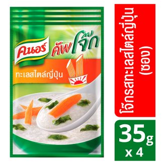 Рисовая каша тайская Кхао Том с морепродуктами Knorr 4 пакета по 35 гр