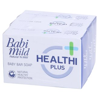Детское мыло антибактериальное Babi Mild Healthi Plus Baby Bar Soap 75 гр x 3 шт