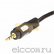 Шнур 3.5 Stereo Plug - 2RCA Plug 5М (GOLD) REXANT
