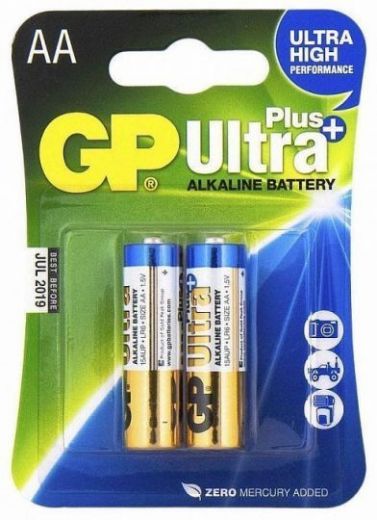 Батарея GP Ultra Plus Alkaline AA(2)