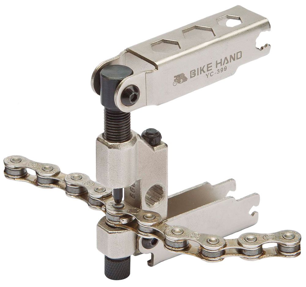 Выжимка YC-399  цепи с поджимом и накидными ключами BIKEHAND