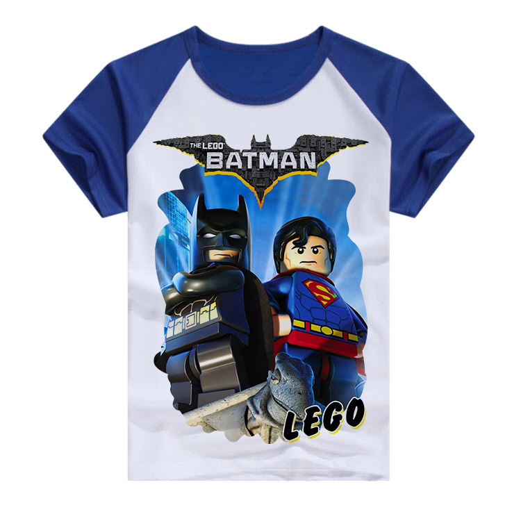 Детская футболка с рисунком Бэтмен Лего