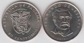 Панама 50 сентимо 1975 UNC