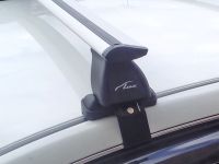 Багажник на крышу Nissan Almera 2012-..., Lux, крыловидные дуги