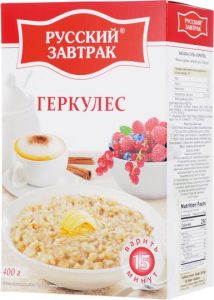 Русский Завтрак хлопья геркулес, 400 г 15 минут