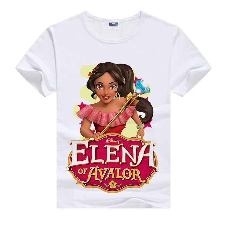 Белая футболка с Еленой из Авалора