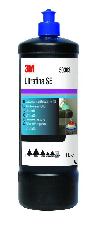 3М 50383 Антиголограммная полировальная паста Ultrafine (голубой колпачок), 1литр
