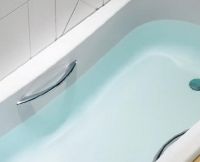 Чугунная ванна Roca Malibu 2309G000R 170x75 с ручками и опорами схема 3