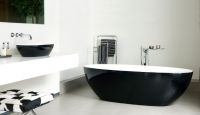 Отдельностоящая ванна Victoria & Albert Barcelona BAR-N-BK 180х85x55,4 см схема 1