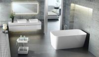 Отдельностоящая керамическая ванна Victoria & Albert Edge 150х80x60 см схема 3
