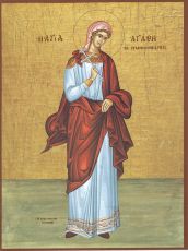 Икона Агафия Панормская мученица