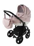 Коляска 2в1 Sevillababy Ravento Eco, RVE-11, пудровая экокожа