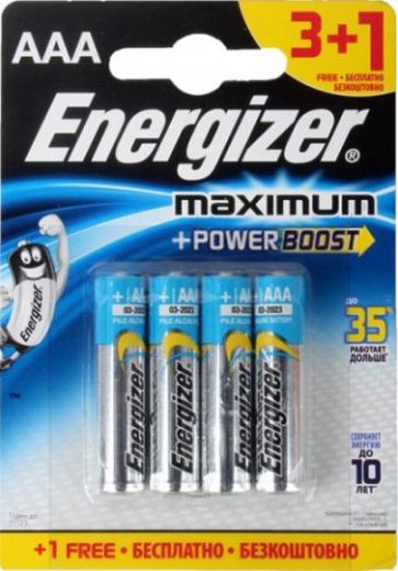 Батарейка Energizer AAA 4 шт