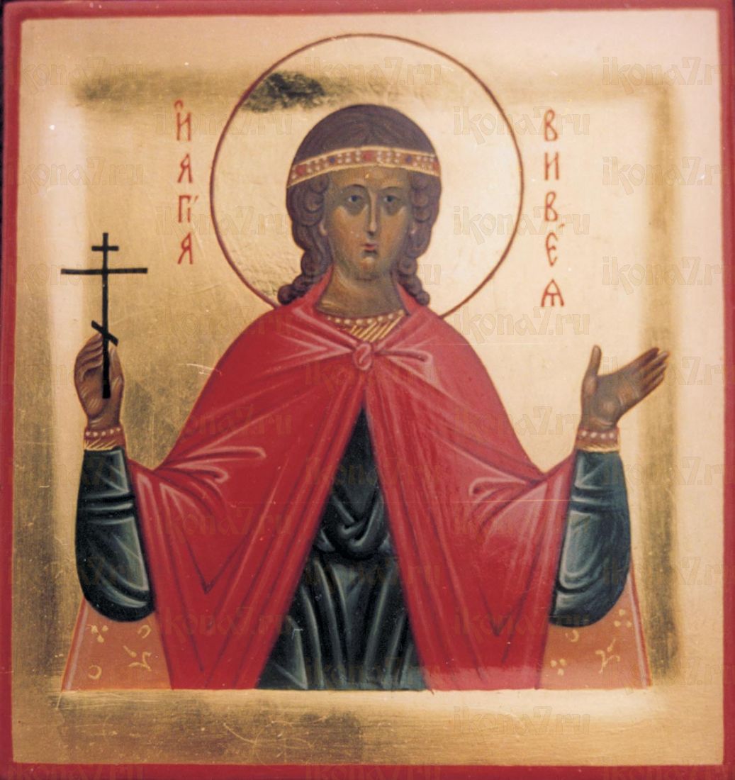 Икона Вевея Едесская мученица (рукописная)