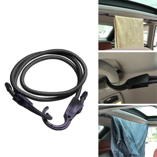Ремень для стяжки груза Vehicle Luggage Rope (цвет чёрный)