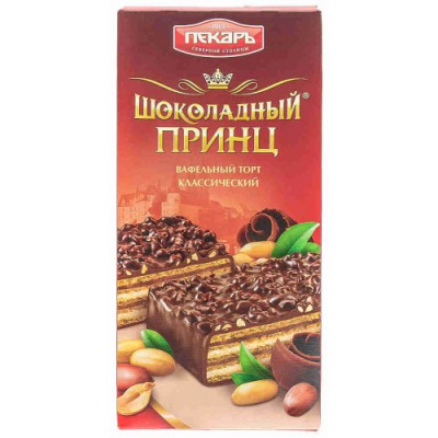 Торт "Шоколадный Принц" 290 гр "Пекарь"