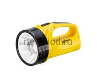 Фонарь прожекторный аккумуляторный PLA 01BY 1LED 140Lm 7ч 2 режима, з/у 230В ЧЕРНО-ЖЁЛТЫЙ IN HOME
