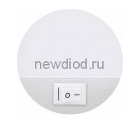 Ночник светодиодный NLE 07-LW белый с выключателем 230В IN HOME