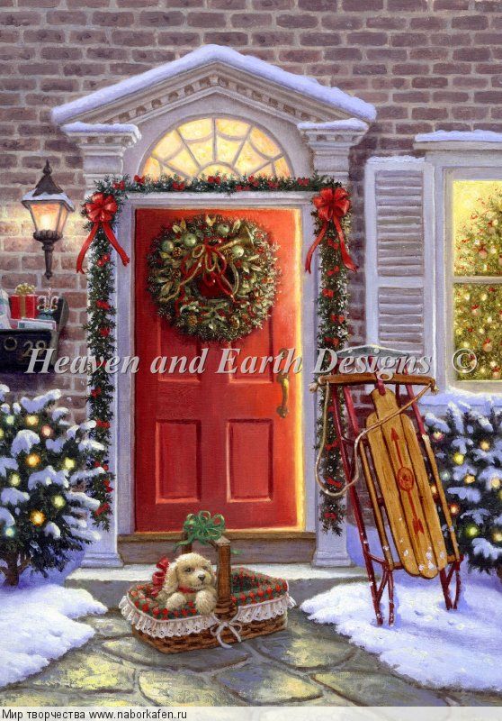 HAERS 42607 Christmas Doorway (Large Format)