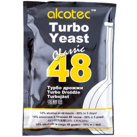 Спиртовые Турбо Дрожжи Alcotec Turbo Yeast 48 Classic