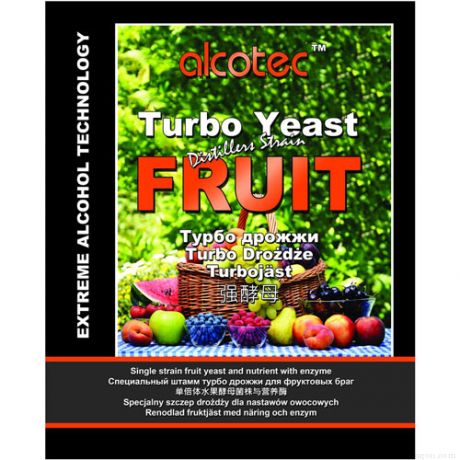Спиртовые Турбо Дрожжи Alcotec Turbo Yeast Fruit