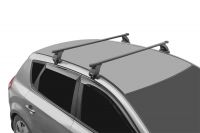 Багажник на крышу Renault Kaptur, Lux, прямоугольные стальные дуги